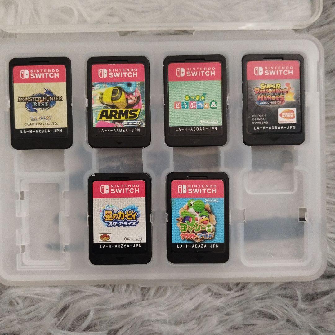 Switchソフト6個入りケース付き