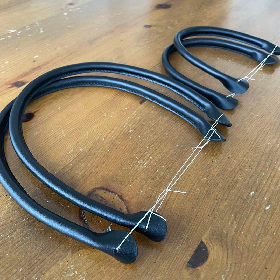 ナンタケットバスケット用 のハンドル （持ち手）ハンドメイド 2セット