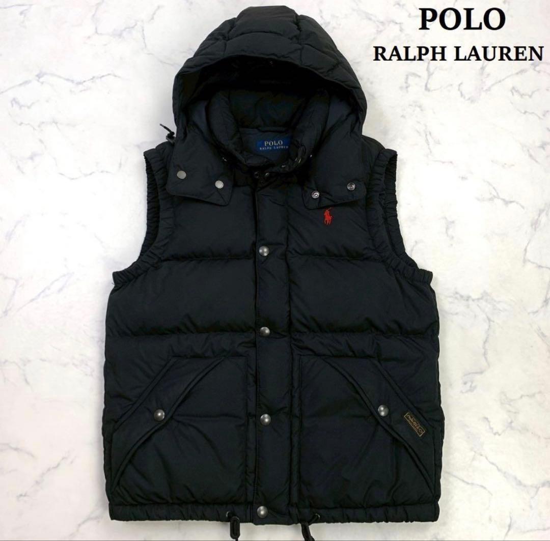 週末限定値下中⭐︎超美品⭐︎正規品⭐︎黒⭐︎ポロラルフローレン ダウン ベスト メンズS