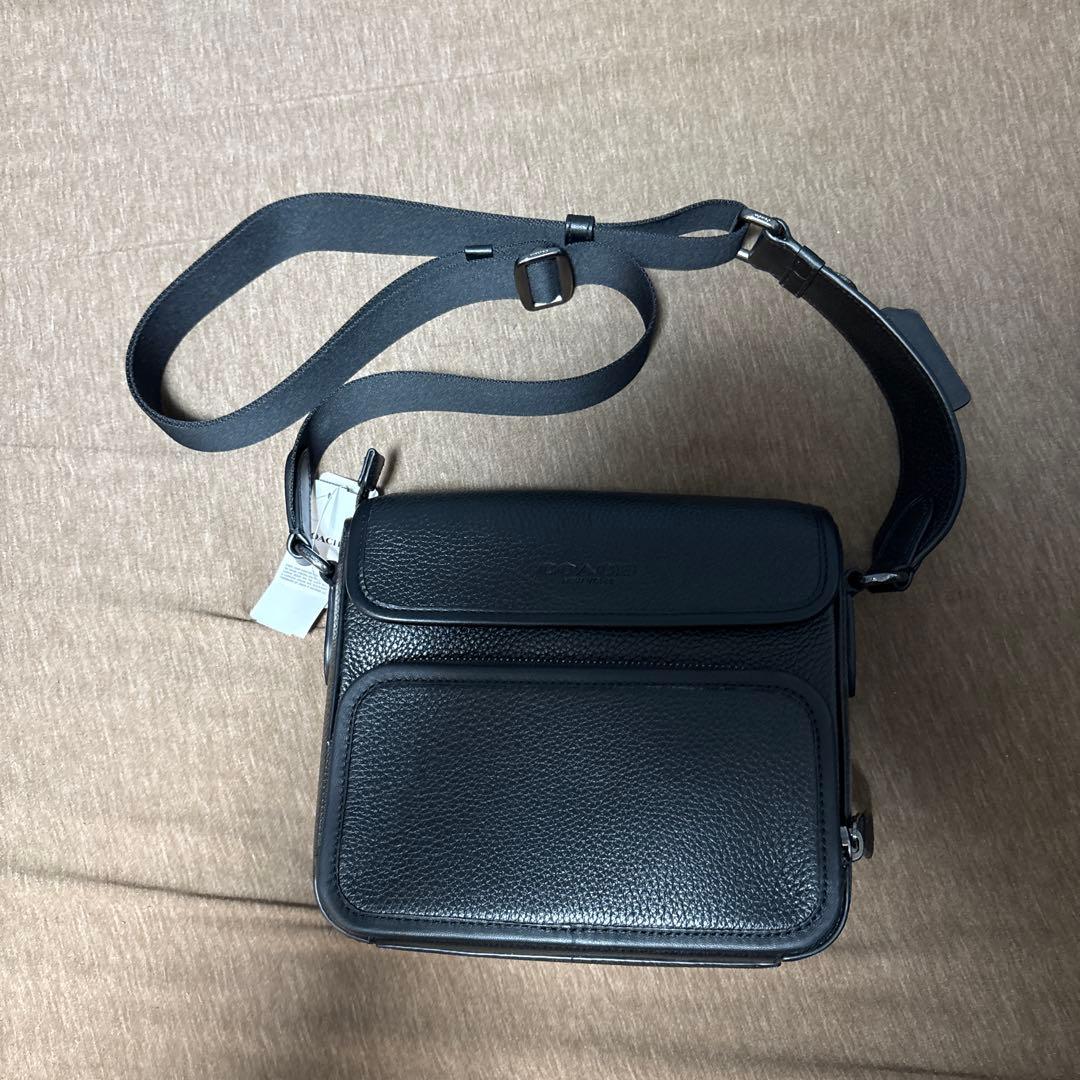 【新品】coach メンズ　サリバン　フラップ　バッグ　正規品　新品未使用