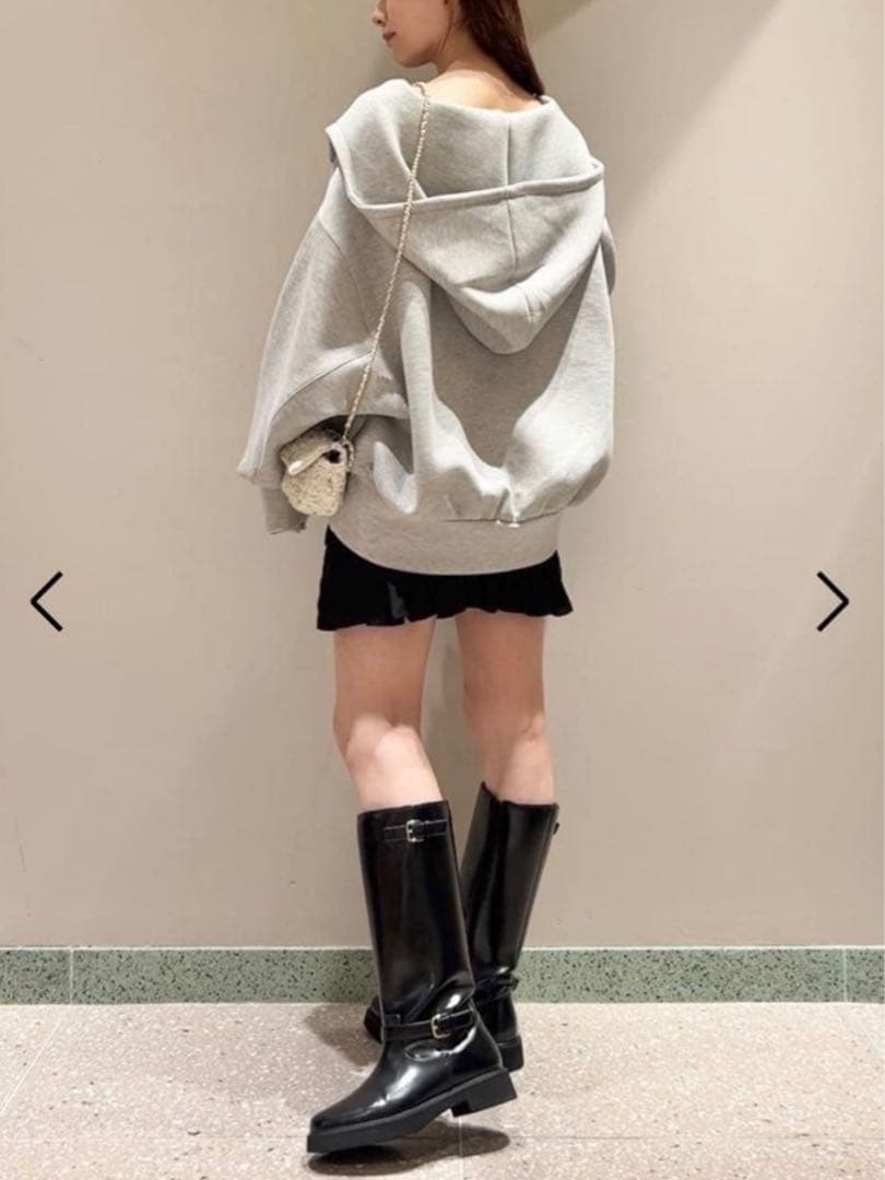 【新品未使用】SNIDEL♡ボリュームパーカー グレー