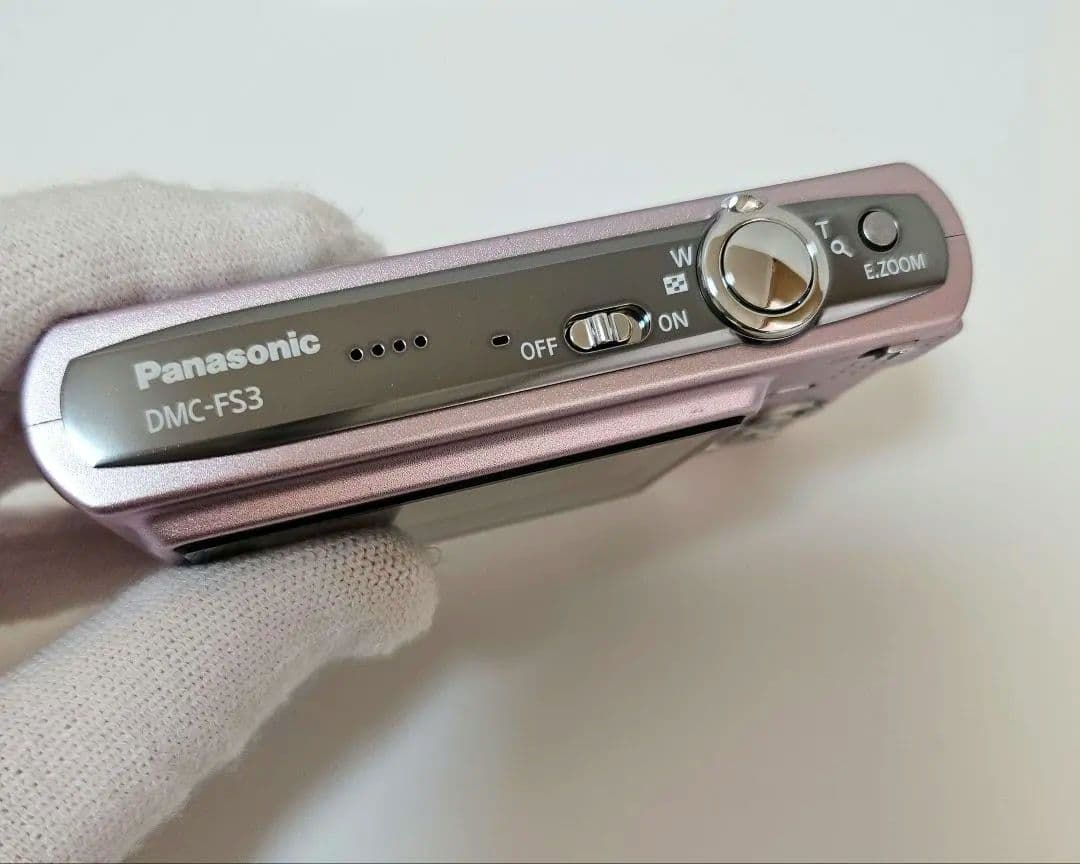 美品✨動作品✨LUMIX DMC-FS3 ピンク　純正バッテリー・充電器