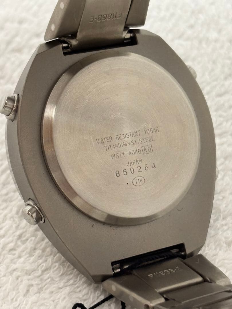 【美品】セイコー アルバ スプーン クォーツ【W671-4040】【稼働品】