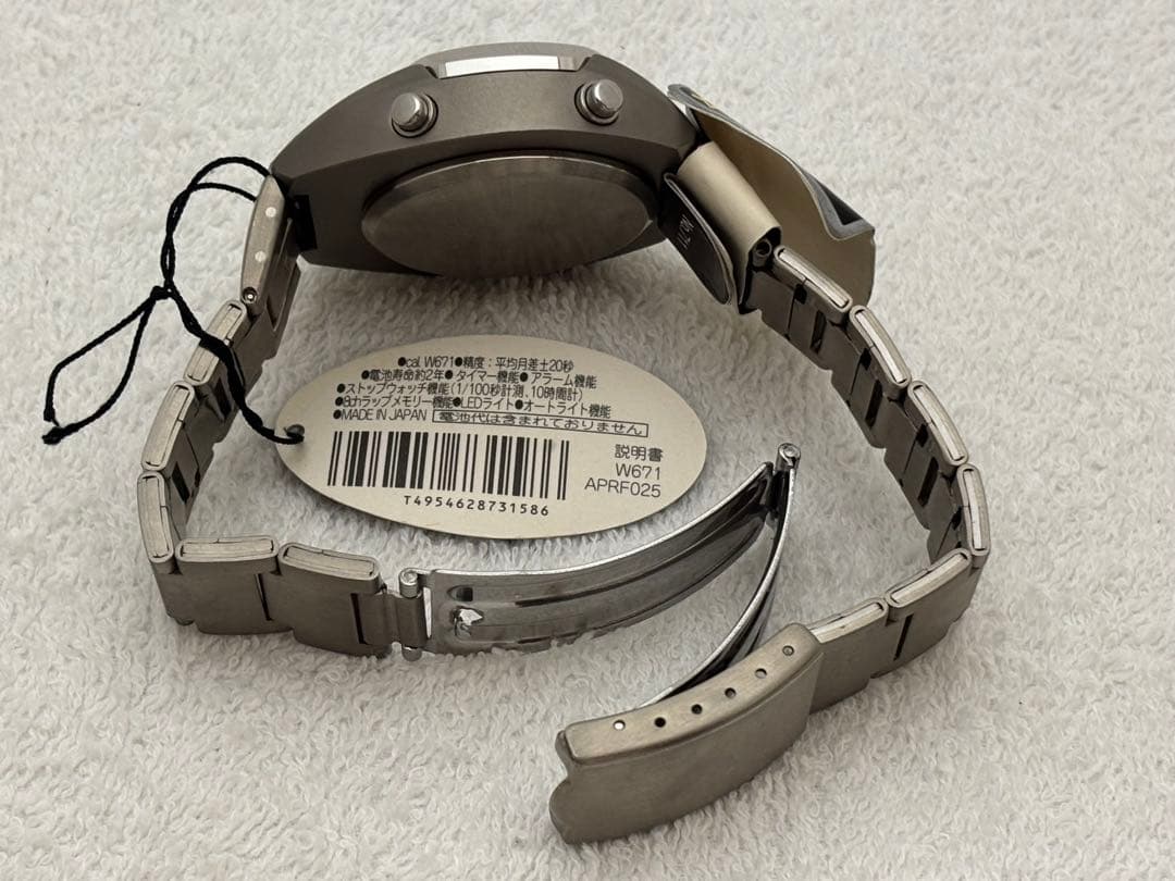 【美品】セイコー アルバ スプーン クォーツ【W671-4040】【稼働品】