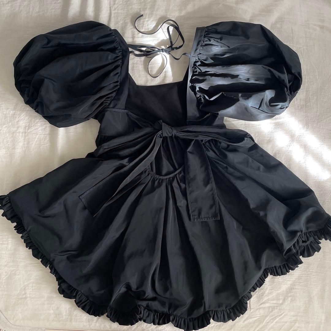 cecilie bahnsen ドレス　黒　トップス