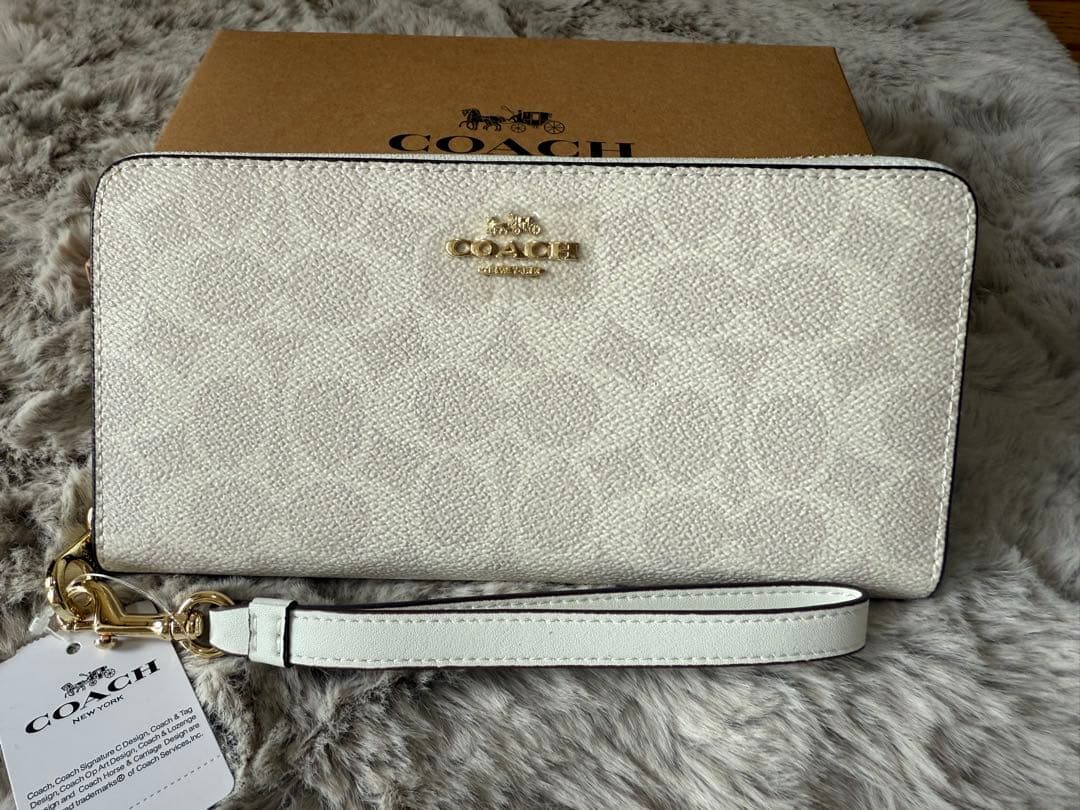 COACH 長財布 ホワイト