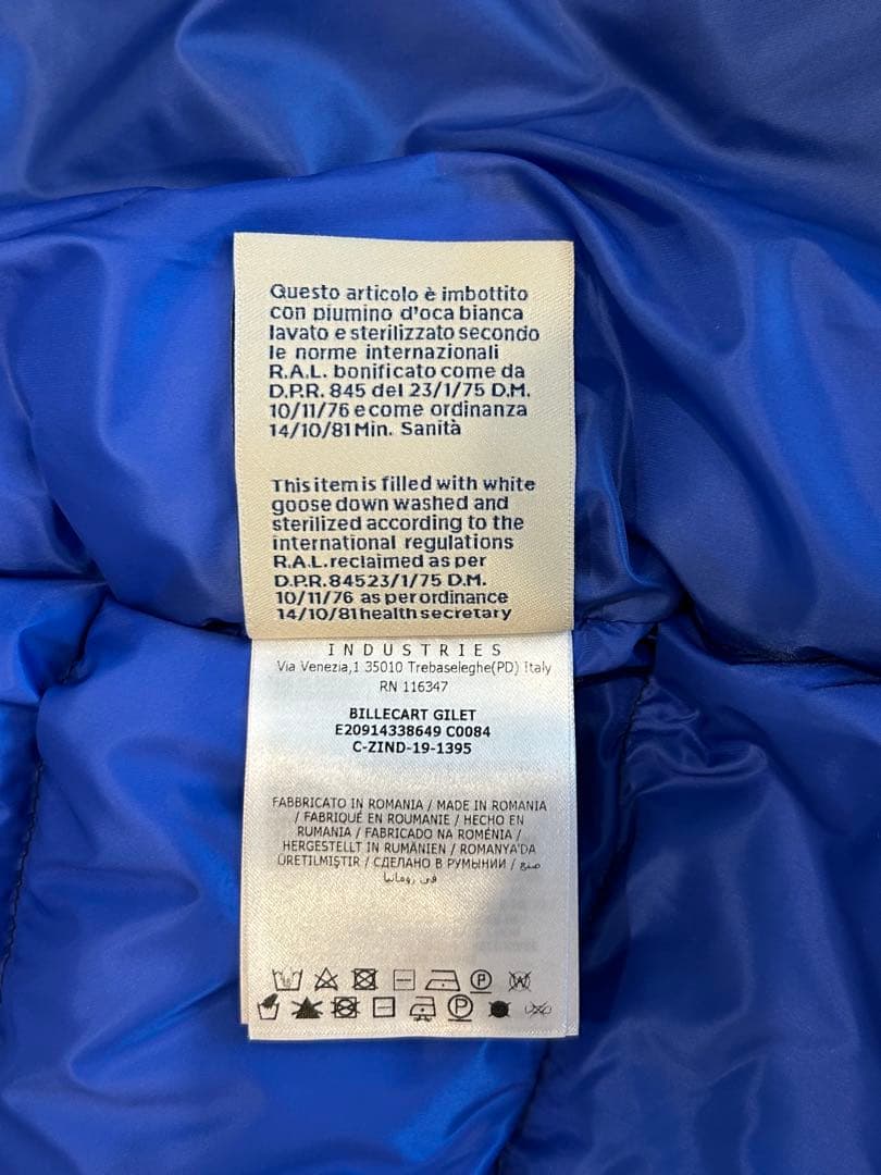 ［ごっち］モンクレール ダウンベスト BILLECART サイズ3