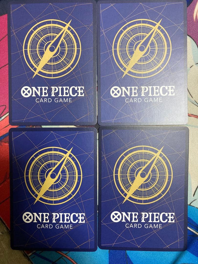 モンキー・D・ルフィ　OP01 パラレル　4枚セット　ワンピースカード