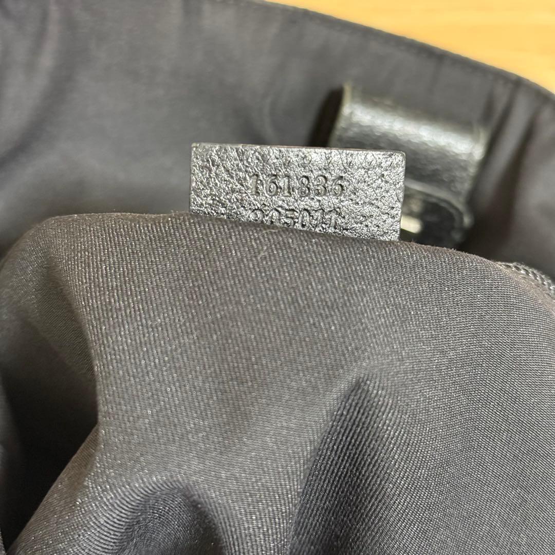 GGパターン エコバッグ 黒