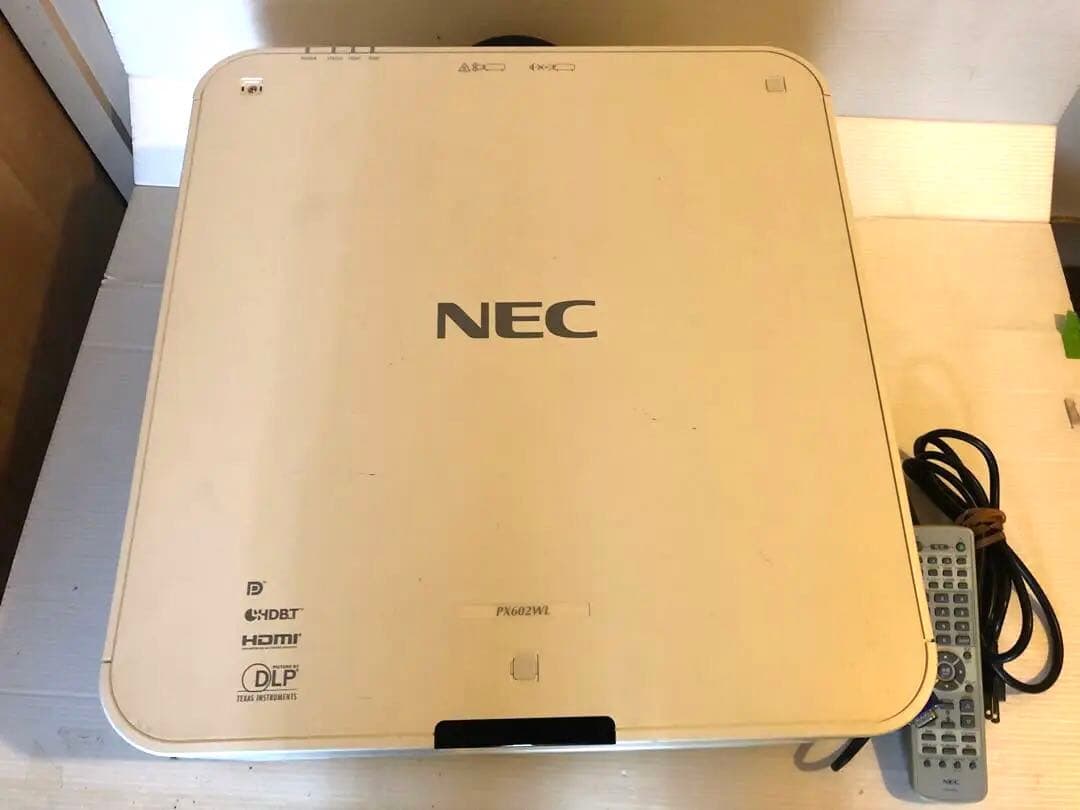 NEC レーザー　NP-PX602WL-WHJD 6000lmランプ残1.7万h