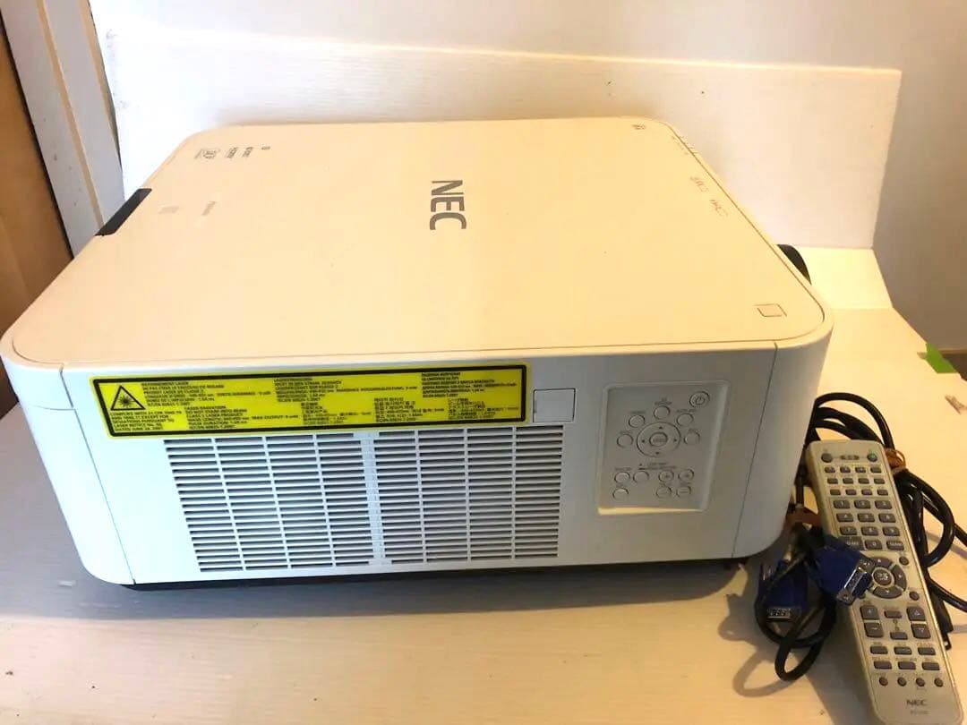 NEC レーザー　NP-PX602WL-WHJD 6000lmランプ残1.7万h