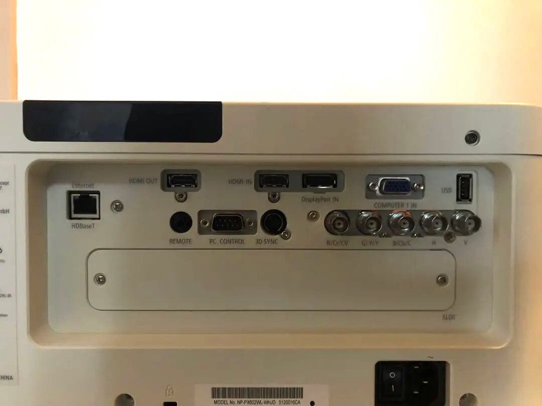 NEC レーザー　NP-PX602WL-WHJD 6000lmランプ残1.7万h