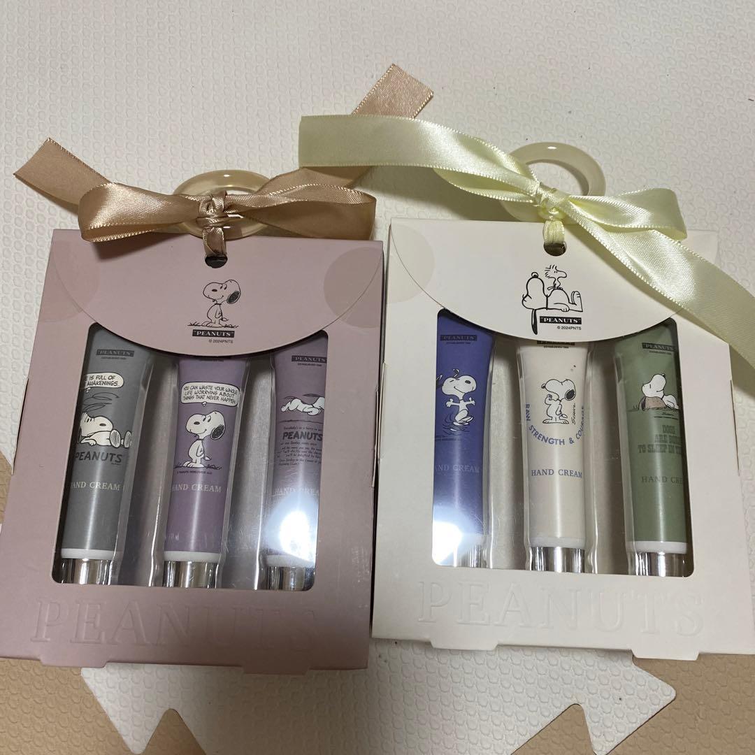 PEANUTS SNOOPY ハンドクリームトリオ 6本セット