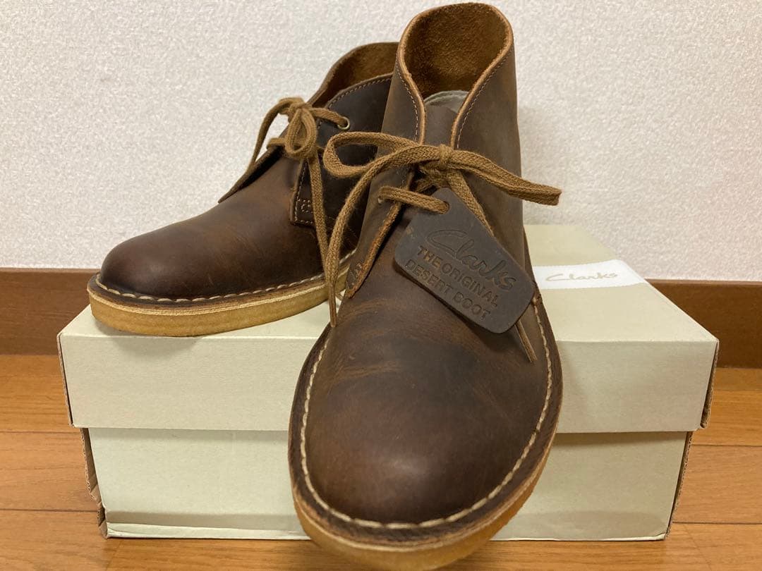 新品　Clarksクラークス　デザートブーツ ビーズワックス