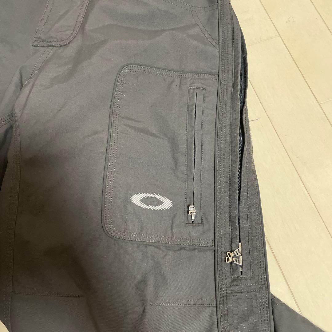 90s archive OAKLEY software ギザロゴ 銀タグ パンツ