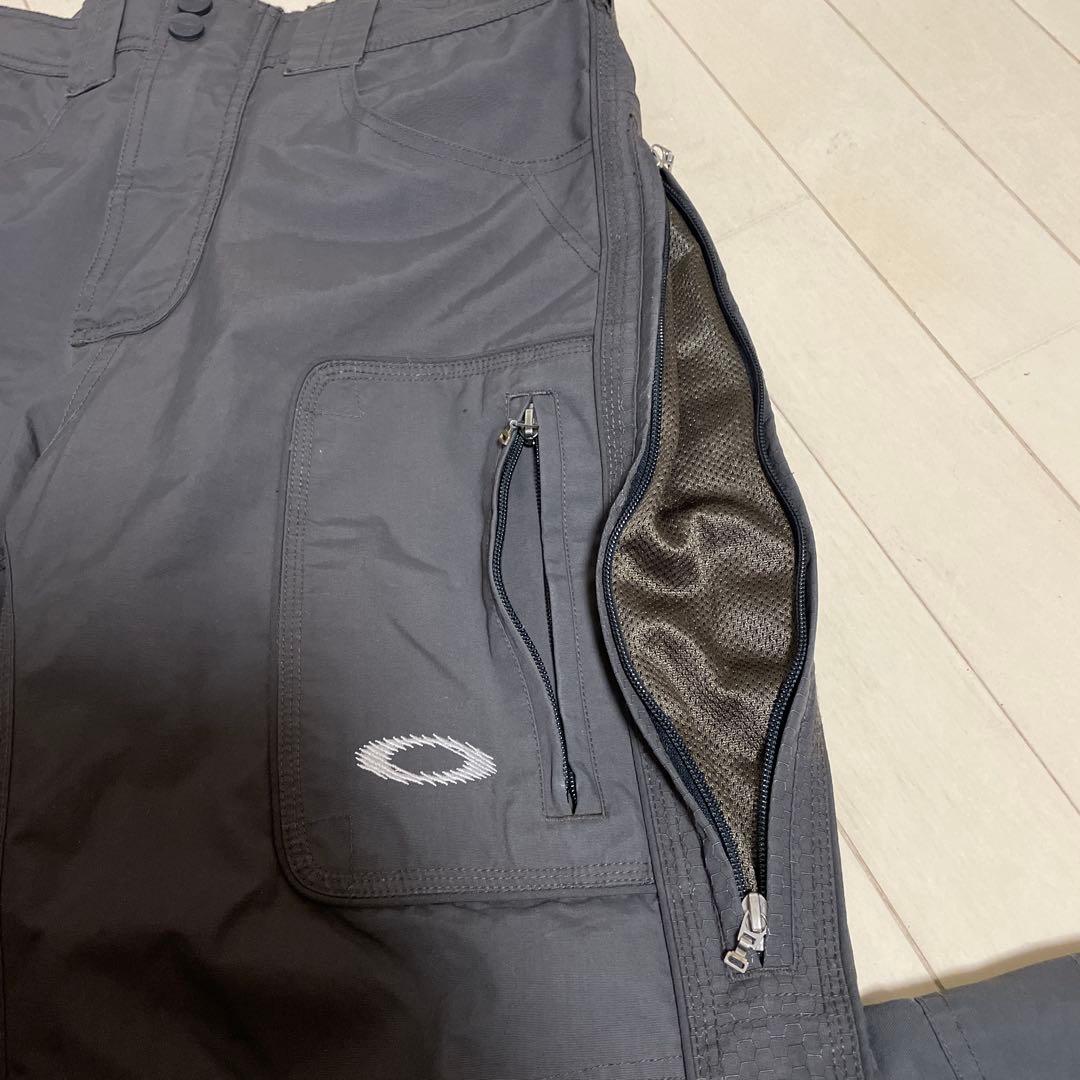 90s archive OAKLEY software ギザロゴ 銀タグ パンツ