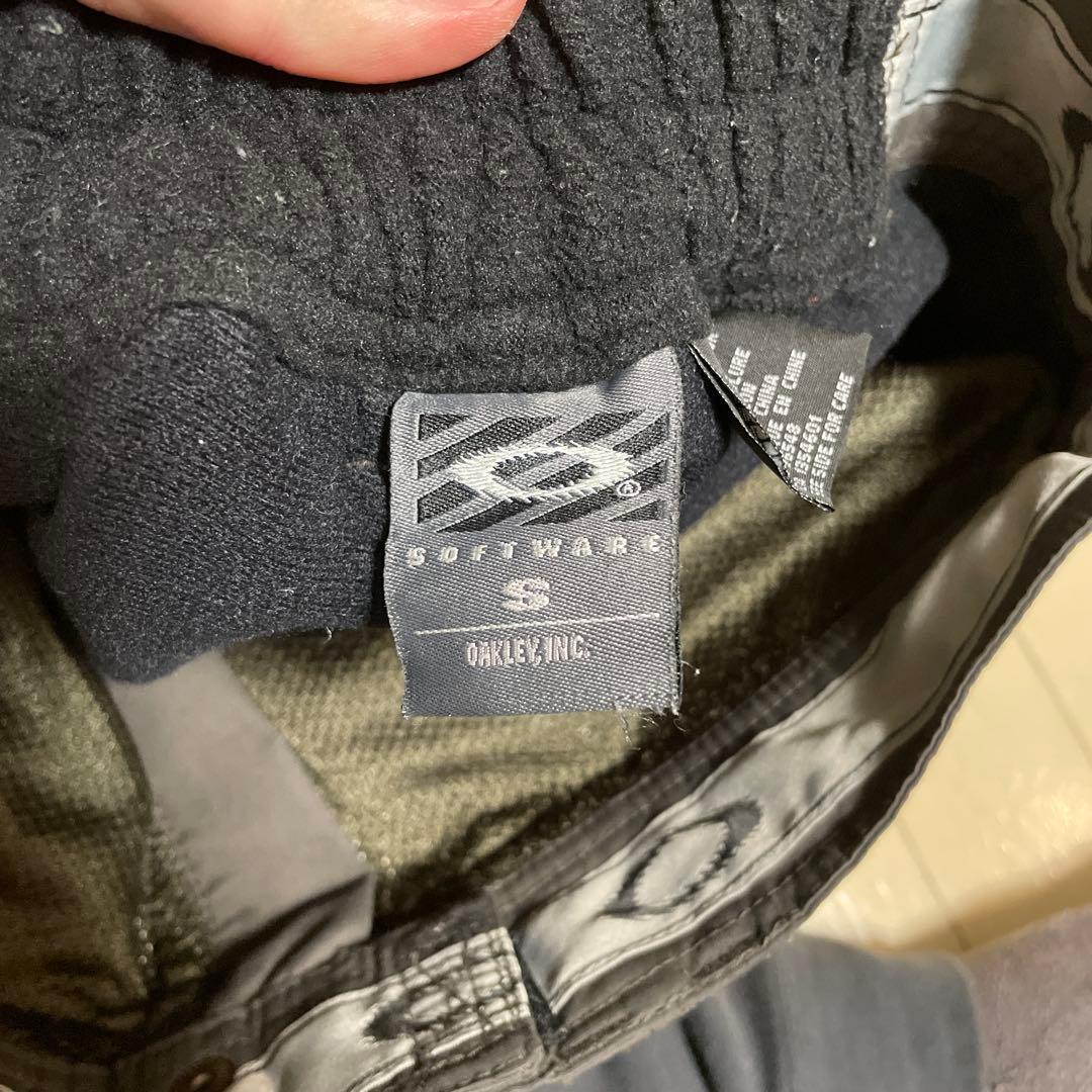 90s archive OAKLEY software ギザロゴ 銀タグ パンツ