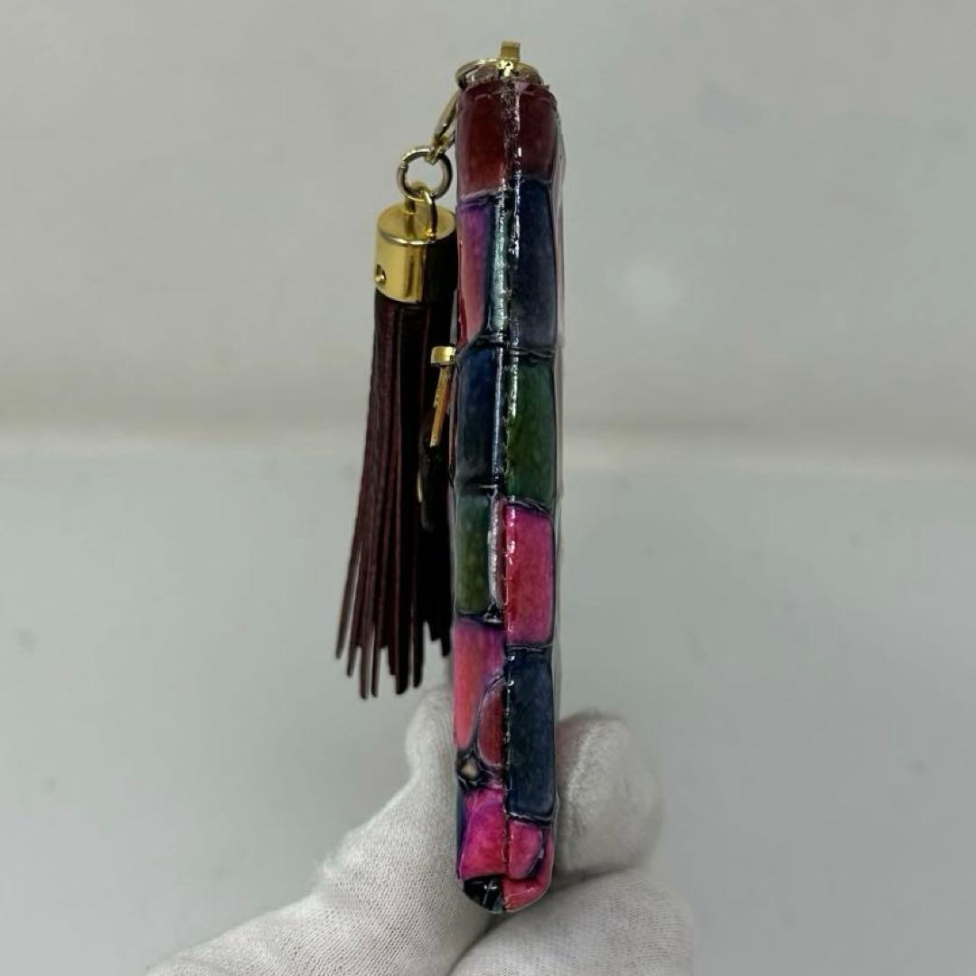 【美品】 ATAO アタオ パテントレザー カラフル 長財布