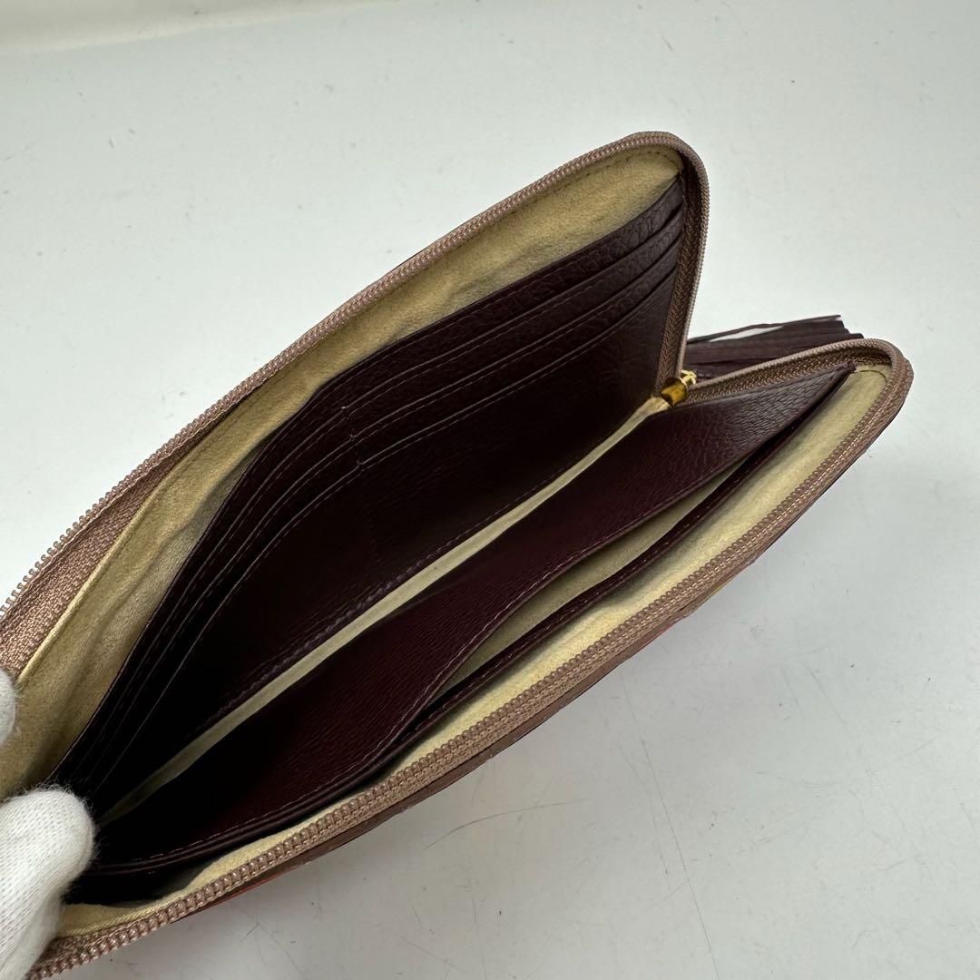 【美品】 ATAO アタオ パテントレザー カラフル 長財布