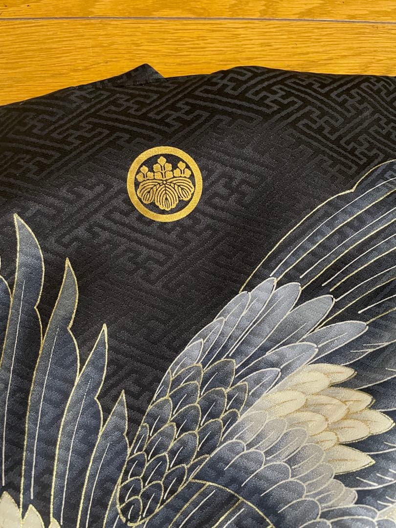 お宮参り　男児　着物　黒地