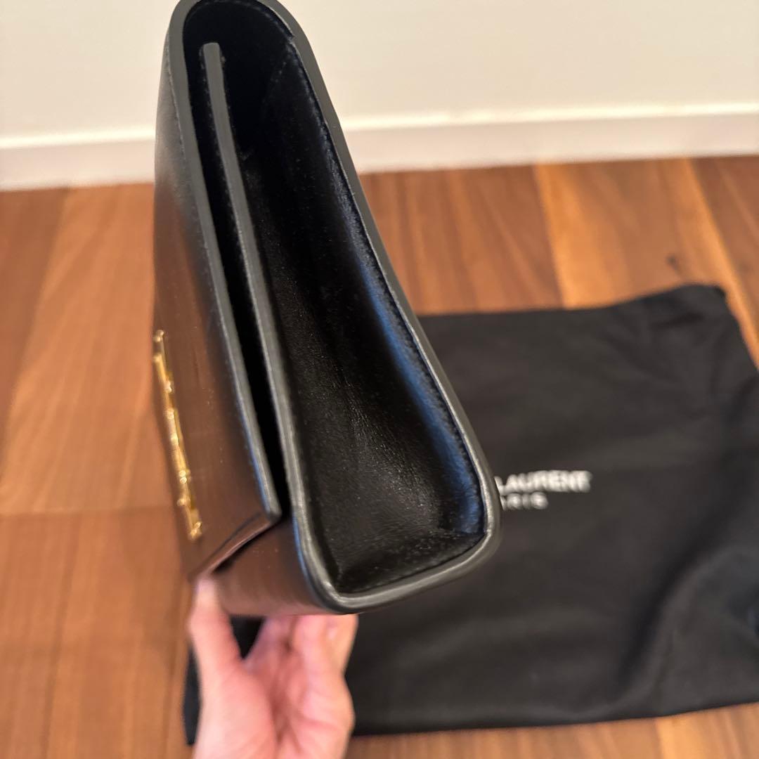 SAINT LAURENT ブラック クラッチバッグ