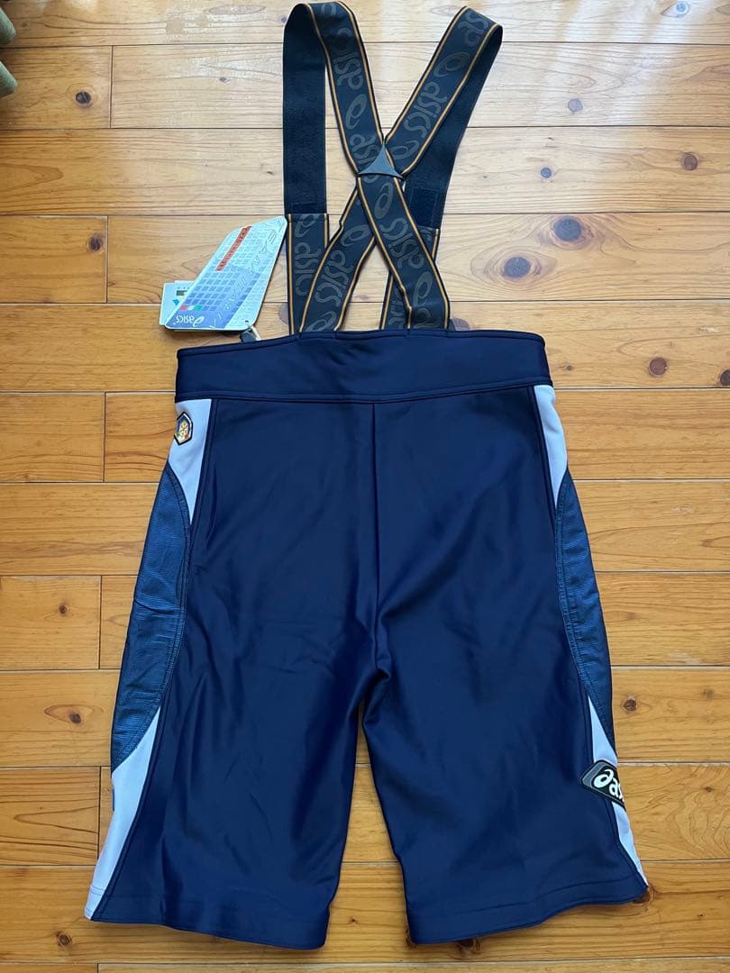 スキーウェア ハーフパンツ レーシング XXL ネイビー