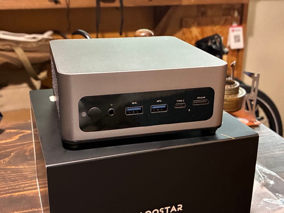 AOOSTAR G5ミニPC Ryzen 7 5825U oculink搭載