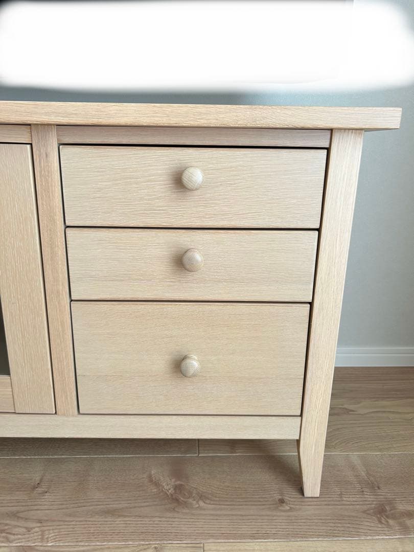 ニトリ　テレビ台　テレビボード　ローボード　オーランド120 無垢材