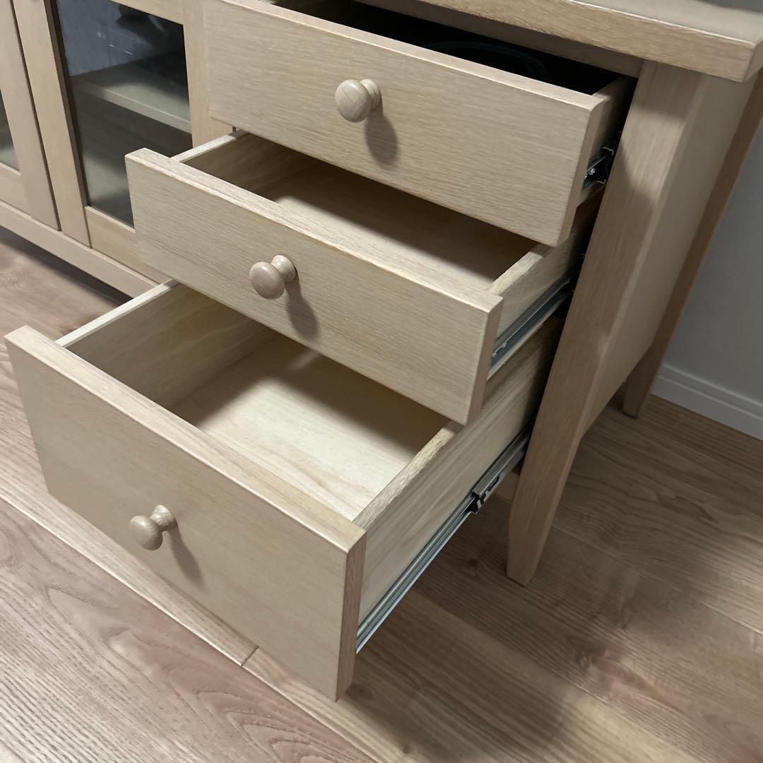 ニトリ　テレビ台　テレビボード　ローボード　オーランド120 無垢材