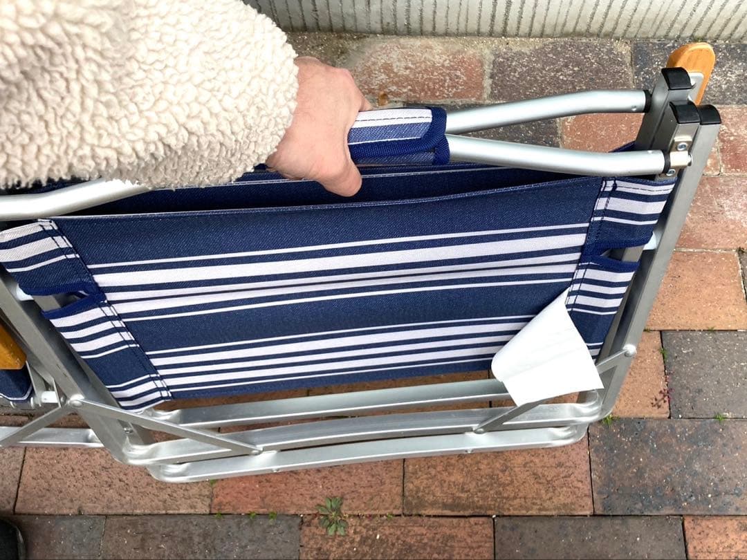 コールマン アウトドアチェア 2脚セット ベンチチェア 折りたたみ ネイビー