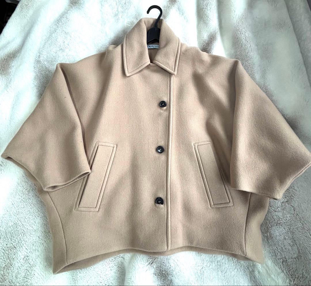 ZARAオーバーサイズショートコート