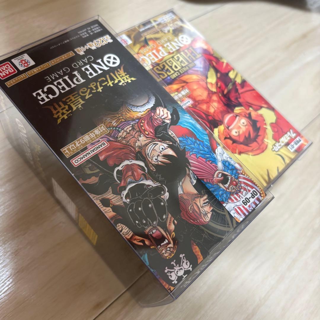 ワンピースカード 未開封BOX 2種 THE BEST／新たなる皇帝