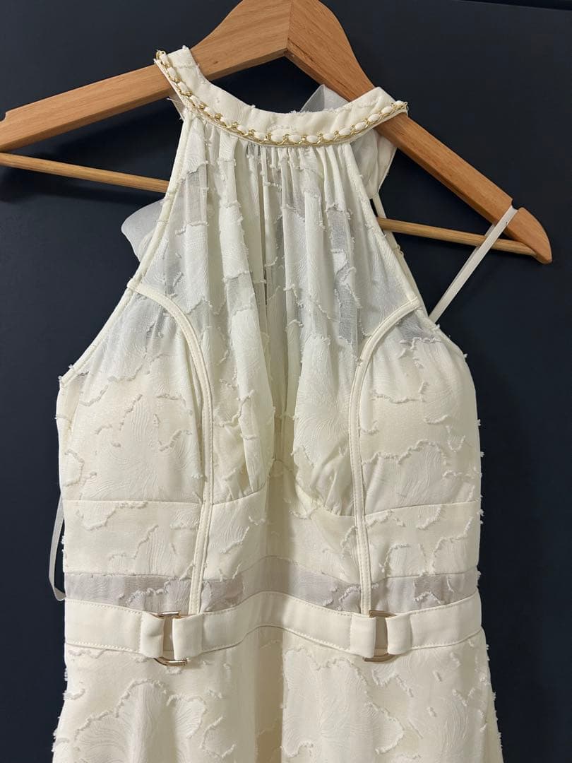 Dea ローブドフルール ロングドレス アイボリー