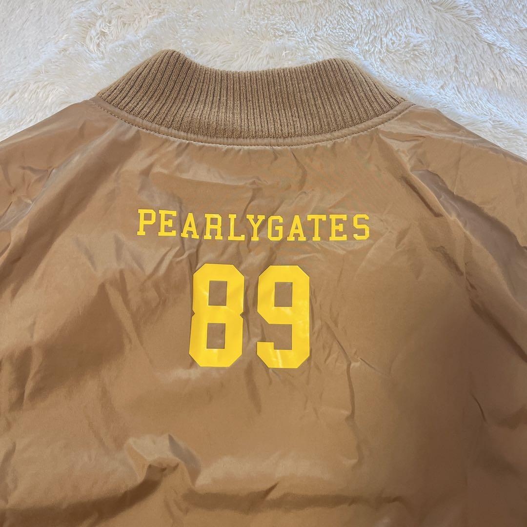 パーリーゲイツ　ハーフジップ　中綿　ブルゾン　ニット切替