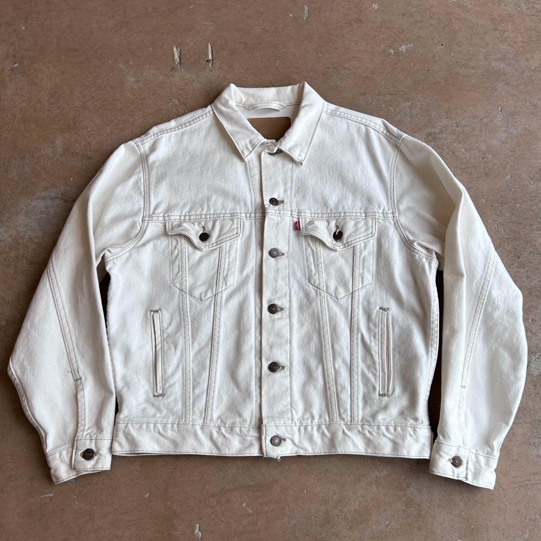 D*D様 Levi's 70507 ホワイト デニムジャケット527 USA製