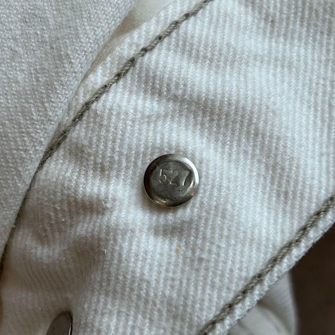 D*D様 Levi's 70507 ホワイト デニムジャケット527 USA製