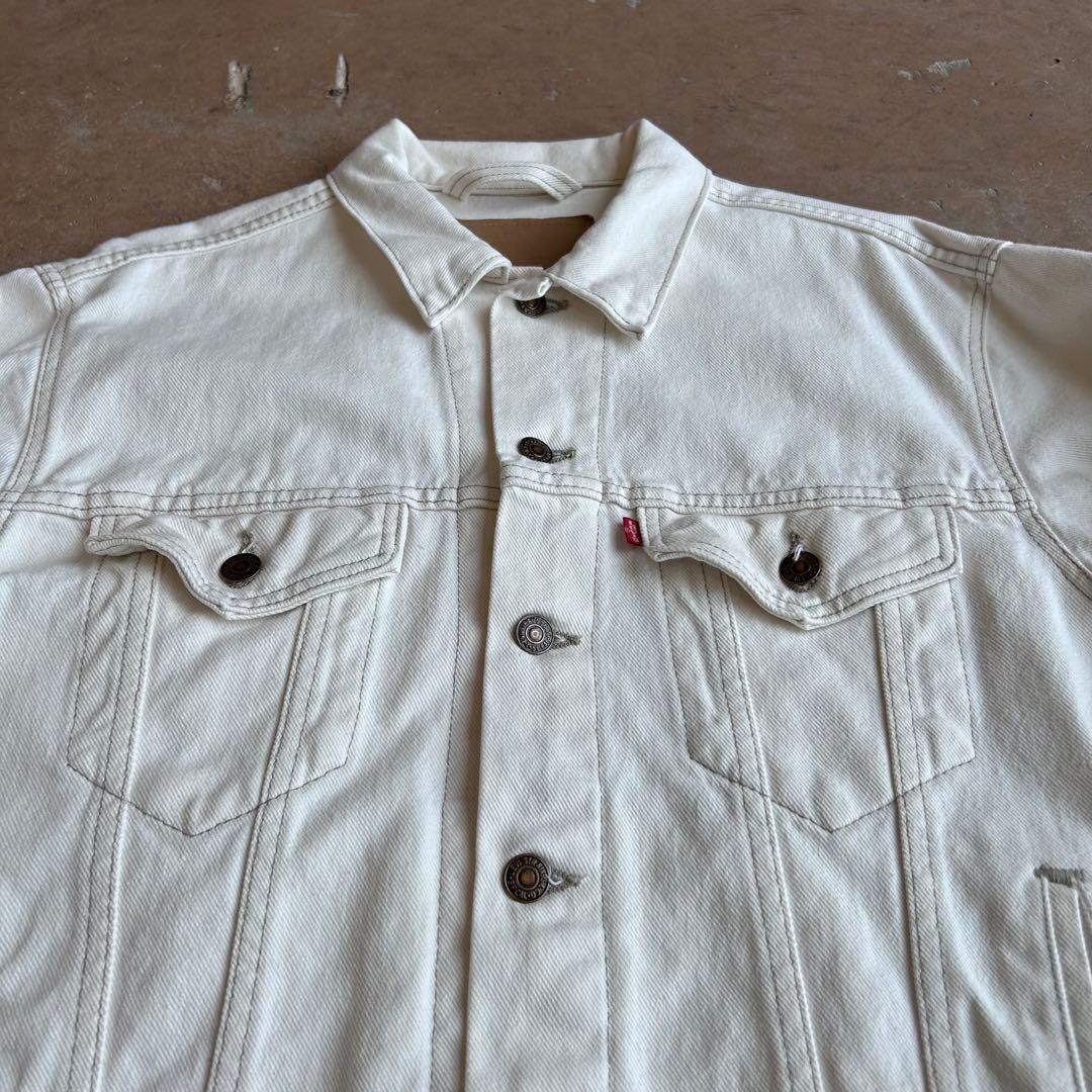 D*D様 Levi's 70507 ホワイト デニムジャケット527 USA製