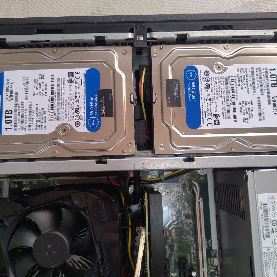 hp EliteDesk 800 G3 SFF メモリ　32GB HDD 2TB