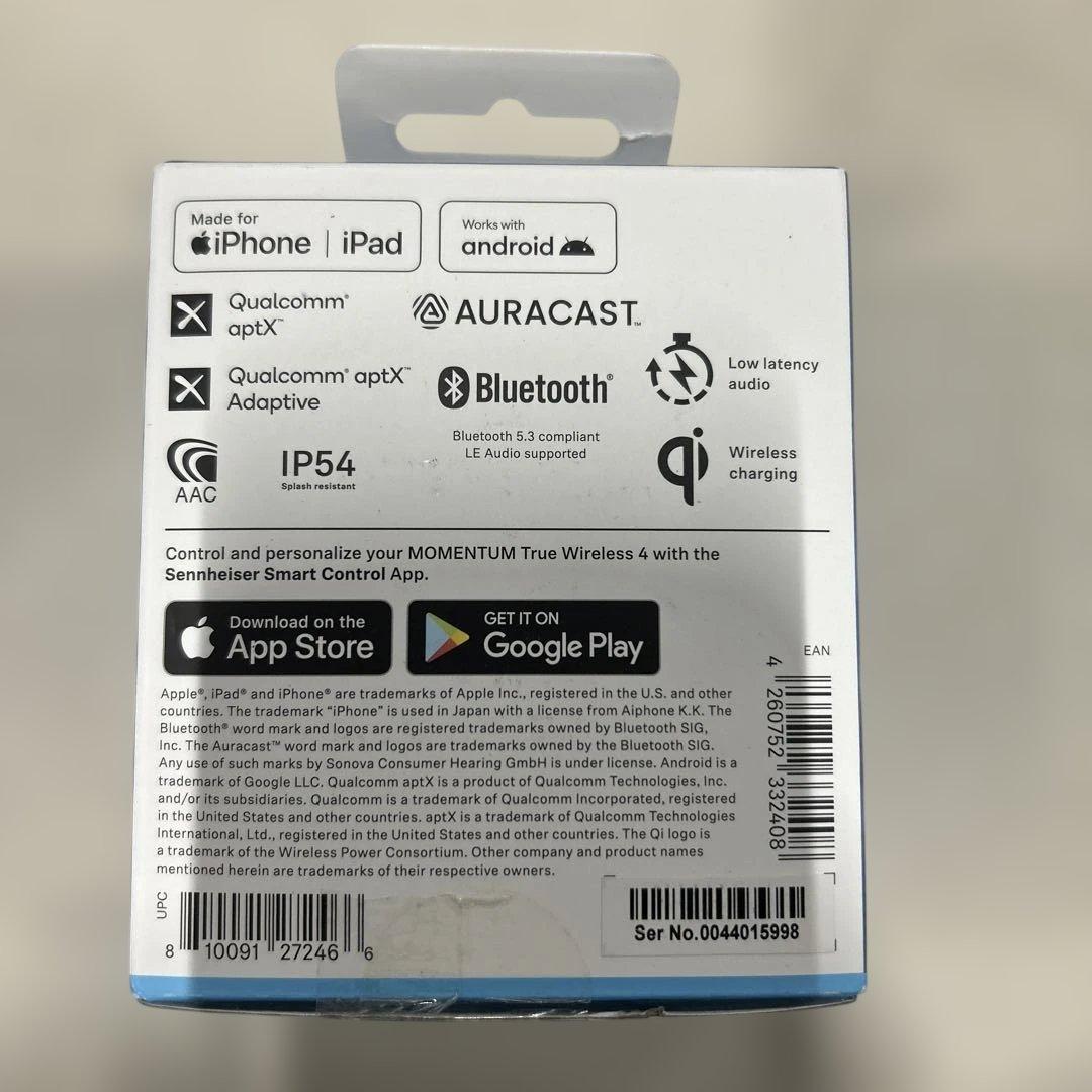 訳あり　Sennheiser MOMENTUM True Wireless 4