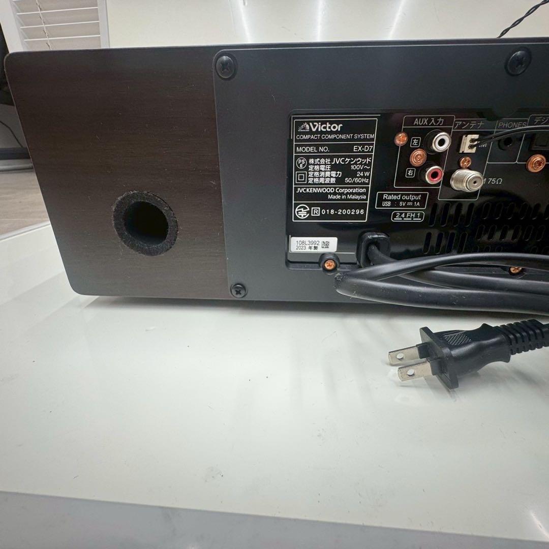 ケンウッド　コンパクトコンポーネントシステム EX-D7リモコンなし to01