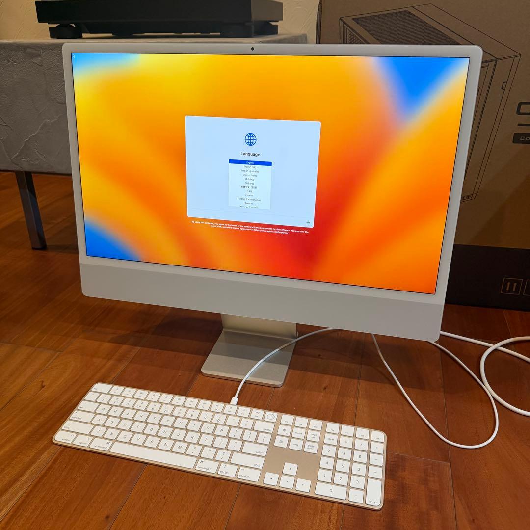 Apple iMac 24インチ 512GB 【美品】 シルバー メモリ16GB