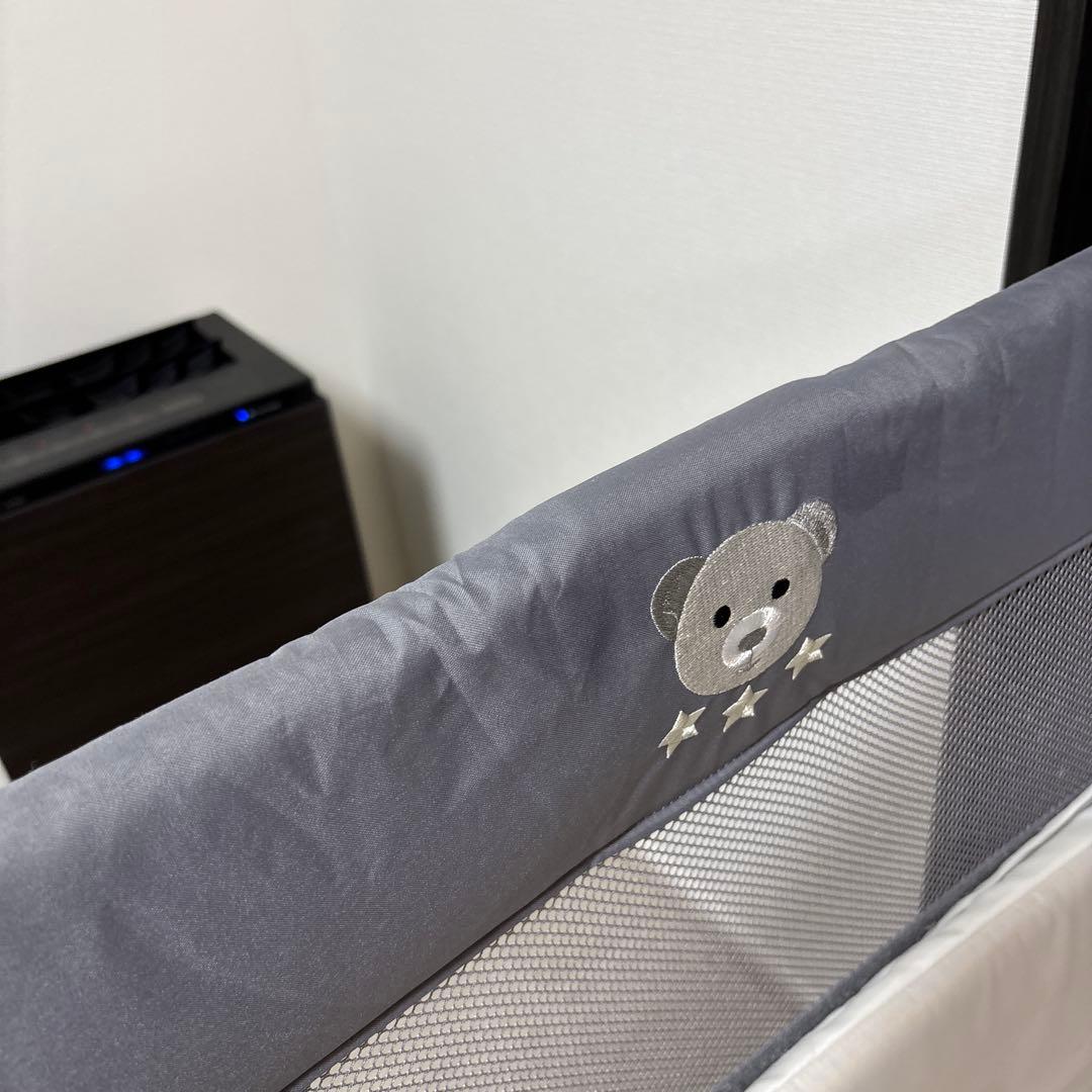 アップリカ ベビーベッド ココネルエアー AB グレーベアー