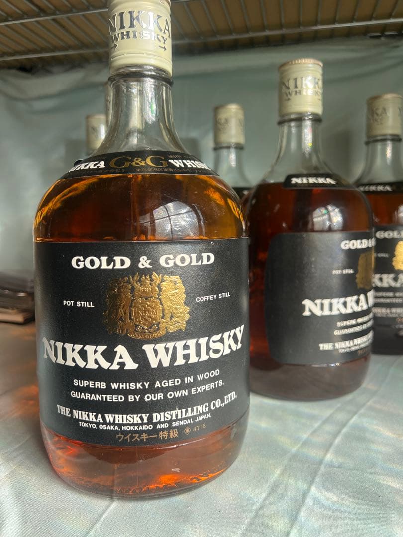 【B】そのうちの2本 古酒ニッカ NIKKA 1520ml特級