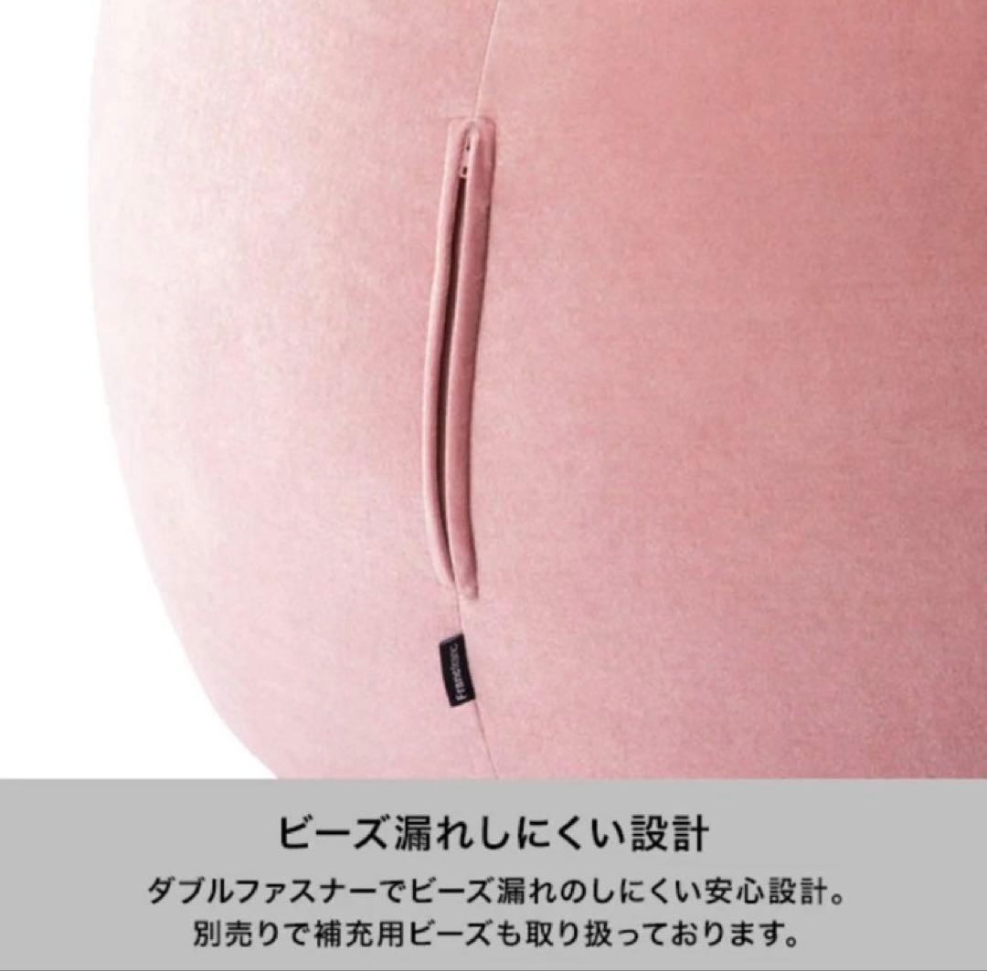 わんにゃん　フランフラン　ベロアビーズクッションのみ