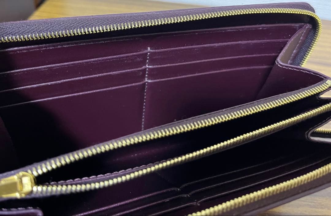 CELINE セリーヌ 長財布 ラウンドファスナー バーガンディ