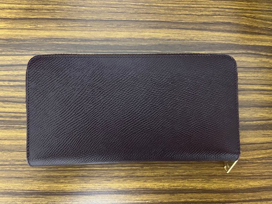 CELINE セリーヌ 長財布 ラウンドファスナー バーガンディ