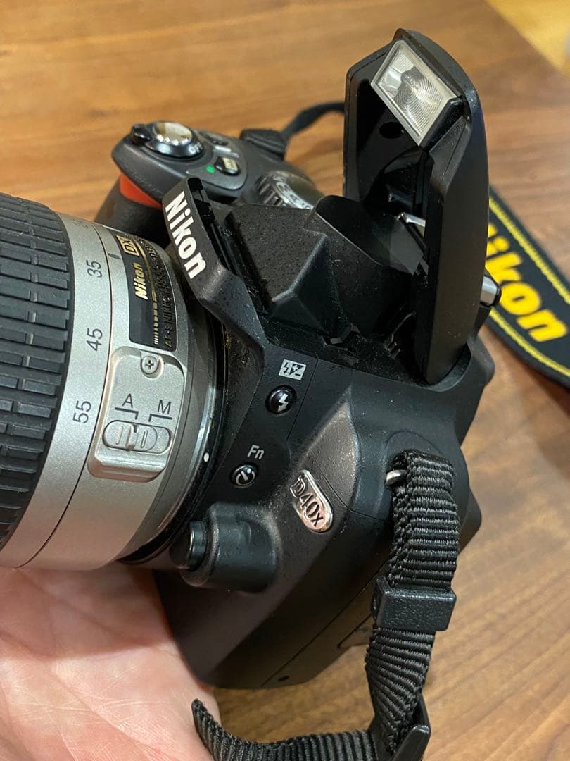 Nikon D40x CCDデジタル一眼 af-s 18-55 動作品レンズ付