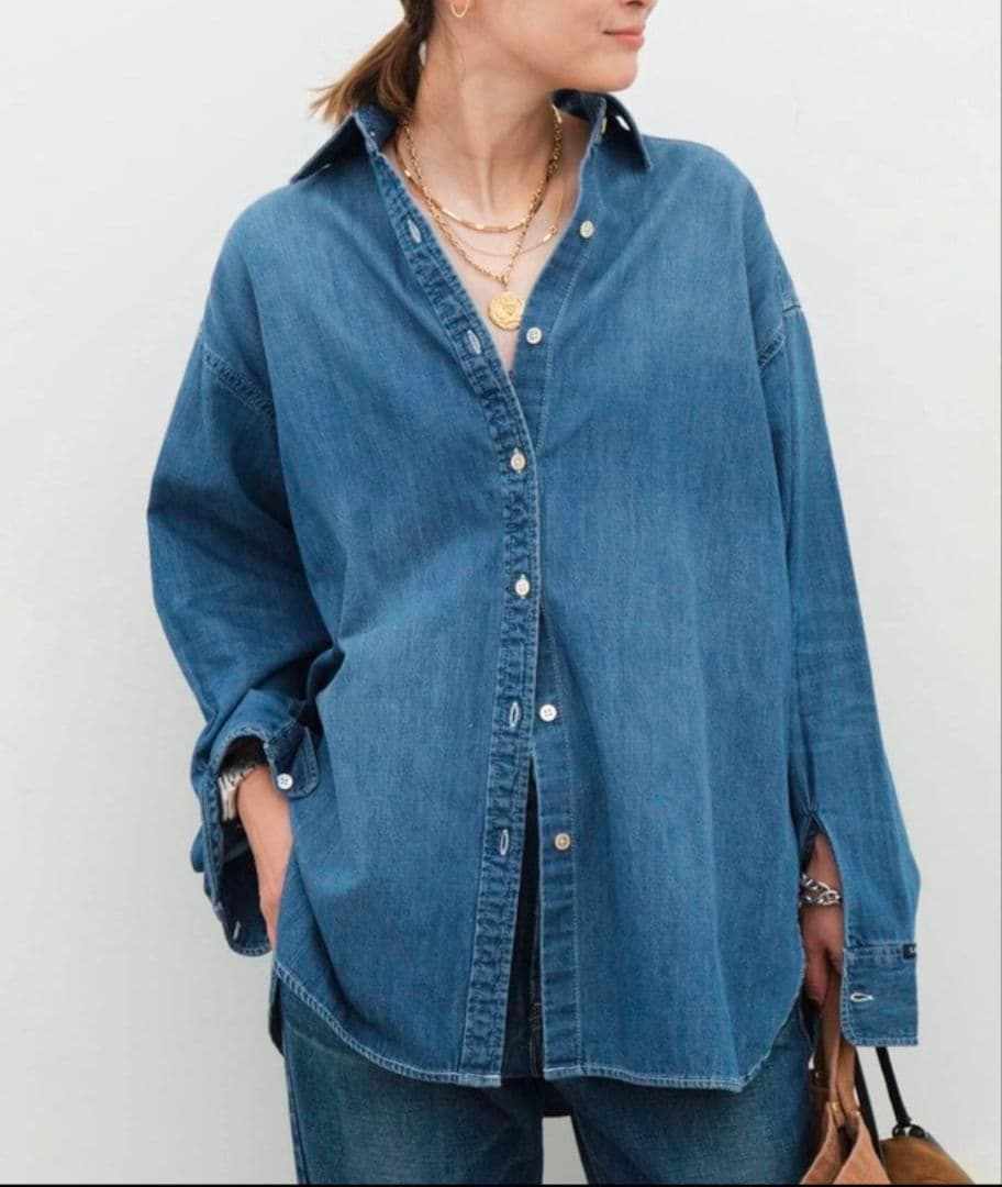 ラスト1点即納【Deuxieme Classe】 Lee別注 デニムシャツ