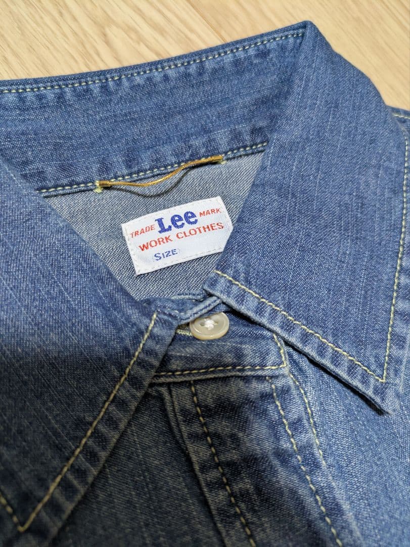 ラスト1点即納【Deuxieme Classe】 Lee別注 デニムシャツ