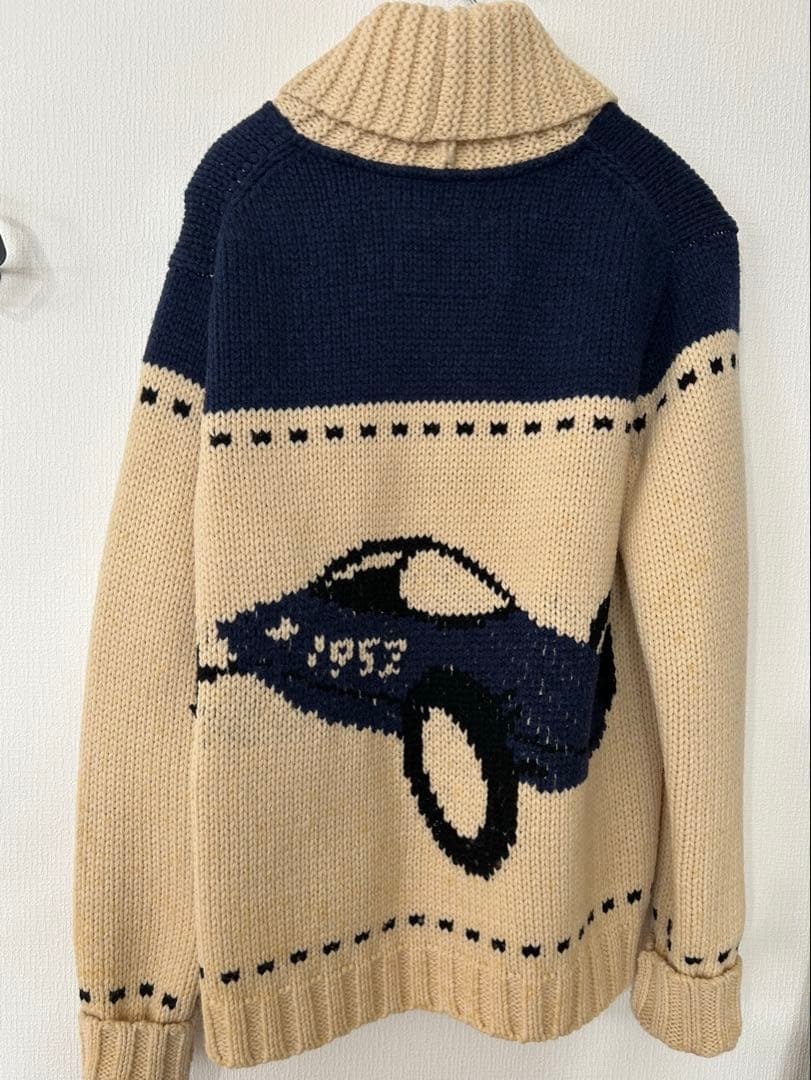 OLD CROW GLAD HAND カウチンニット　L